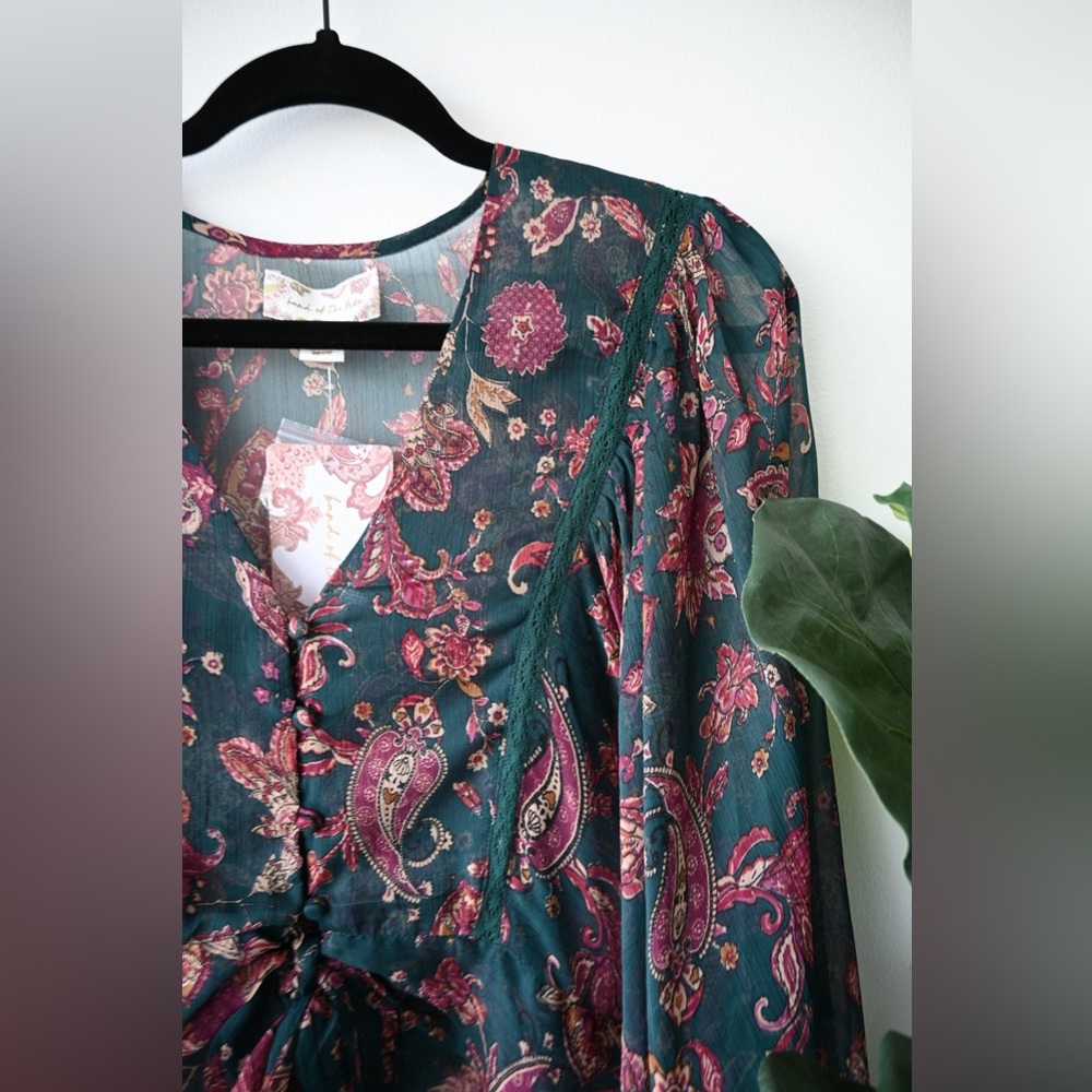 Band Of The Free River Deep Paisley Blouse - Picture 4 of 10